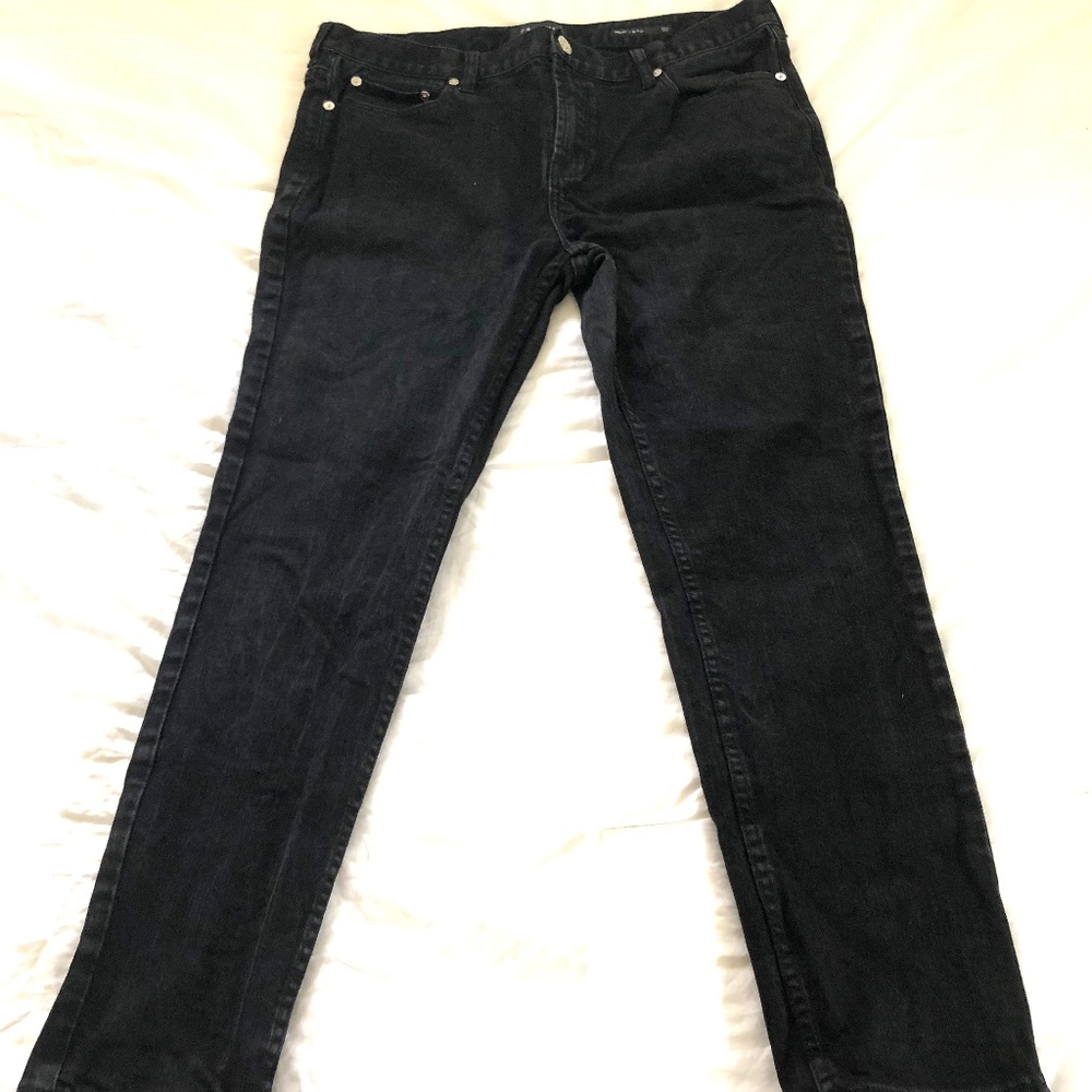 Mens PacSun Black Skinny Jeans Size 36x30